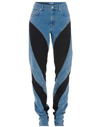 Mugler Spiral Jeans - Blue