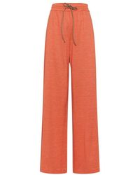 Max Mara - Eolie Cotton And Linen Jersey Pants - Lyst