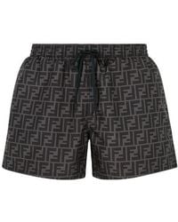 Fendi Swim Shorts - Black