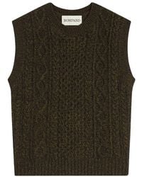 Bompard - Sleeveless Round-Neck Cashmere Sweater - Lyst