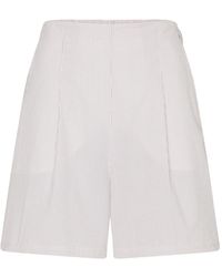 Max Mara - Canale Striped Shorts - Lyst