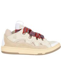 lanvin women's curb sneakers