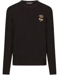Dolce & Gabbana - Wool Round-Neck Sweater - Lyst