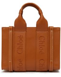 Chloé - Mini sac cabas Woody - Lyst