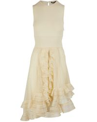 Alexander McQueen Asymmetric Dress - Green