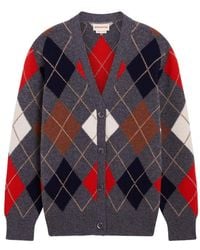 &Daughter - Ava Argyle Cardigan - Lyst