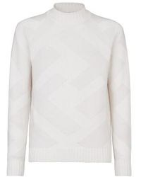 Fendi Cashmere Pullover - White
