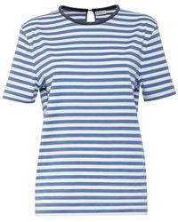 Brunello Cucinelli - Striped Jersey T-Shirt - Lyst