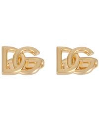 Dolce & Gabbana - Cufflinks With Dg Logo - Lyst