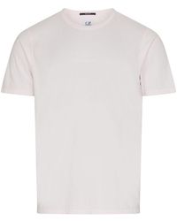 C.P. Company - 24/1 Jersey Resist Dyed Logo T-Shirt - Lyst
