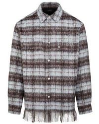 fringe overshirt