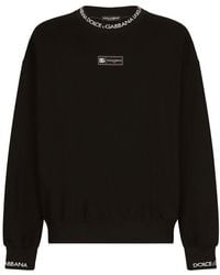 Dolce & Gabbana - Round-Neck Sweatshirt - Lyst