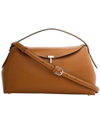 TOTEME - Schultertasche Aus Leder T-Lock - Lyst