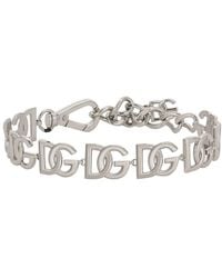Dolce & Gabbana - Choker With Multiple Dg Logos - Lyst