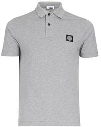 stone island black polo