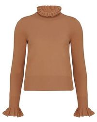 See By Chloé Ruffled Neck Jumper - Multicolour