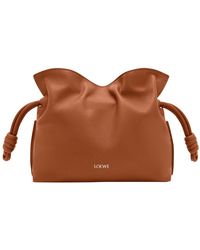 Loewe - Mini Flamenco Clutch En Cuir De Veau Nappa - Lyst