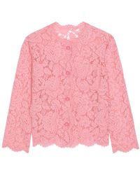 Dolce & Gabbana - Single-Breasted Lace Jacket - Lyst