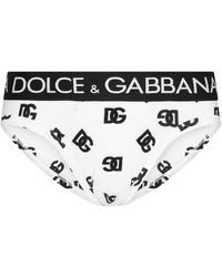 Dolce & Gabbana - Mid-Rise Jersey Briefs - Lyst