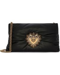 Dolce & Gabbana - Soft Bag Devotion Small aus Kalbsleder - Lyst