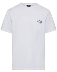 A.P.C. - Raymond Logo T-shirt - Lyst