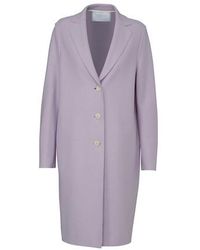 Harris Wharf London Manteau en laine - Violet