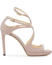 Jimmy Choo Lanc 100 Sandals - Multicolour