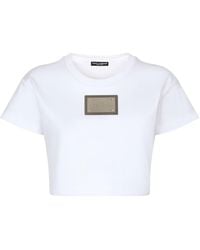 Dolce & Gabbana - Kim Dolce&gabbana Cropped T-shirt - Lyst