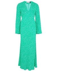 RIXO London Arielle Dress - Green
