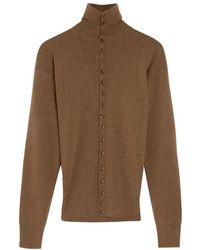 Lemaire - Taillierter Cardigan Mit Knöpfung - Lyst