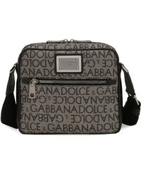 Dolce & Gabbana - Sac à bandoulière en jacquard enduit - Lyst