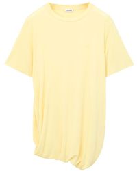 Loewe - Draped Viscose Top - Lyst
