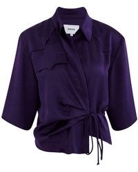 Nanushka Dalas Top - Purple