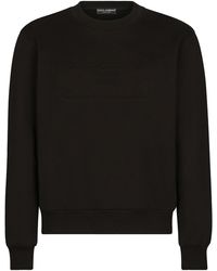 Dolce & Gabbana - Sweat en jersey technique à logo DG embossé - Lyst