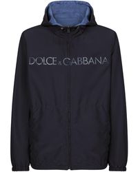 Dolce & Gabbana - Wendbare Jacke mit Kapuze - Lyst