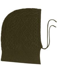 Bompard - Cashmere Cable Knit Balaclava - Lyst