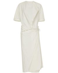 Lemaire - Short Sleeve Wrap Dress - Lyst