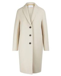 Harris Wharf London Manteau en laine pressée - Neutre
