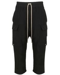Rick Owens Synthetic Black Rib leggings for Men Mens Trousers Slacks and Chinos Rick Owens Trousers Slacks and Chinos 