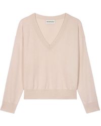 Bompard - Kaschmirpullover Mit Geknöpften Ärmeln - Lyst