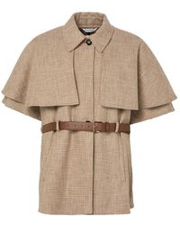 Max Mara - Belted Cape - Lyst