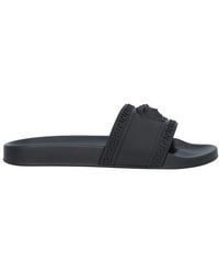 versace black sandals