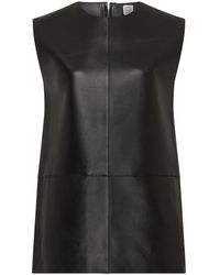 Totême - Double-Faced Leather Top - Lyst