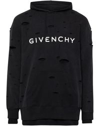 Givenchy - Sweatshirt Archetype mit Loch-Effekt - Lyst