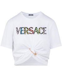 Versace T-shirts for Women | Online Sale up to 64% off | Lyst