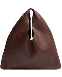 The Row - Kleine Schultertasche Bindle Aus Leder - Lyst