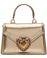 Dolce & Gabbana - Small Devotion Top-Handle Bag - Lyst