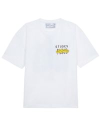Etudes Studio Spirit Stencil B&b T-shirt - White