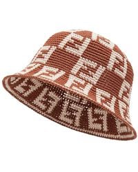 Fendi - Narrow-Brimmed Cloche Hat - Lyst