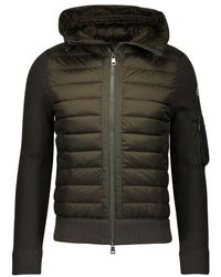 Moncler Double Material Hooded Sweatshirt - Multicolour